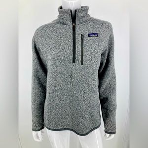 Patagonia Pullover Zip Up Jacket Gray Size S Long Sleeve Gently Used